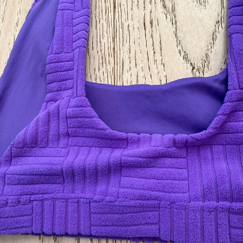 Beach Riot BIKINI TOP PEYTON RIBBED BIKINI TOP SIZE Medium, $98 - Picture 11 of 11
